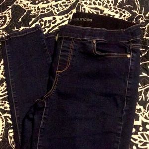 Maurices Skinny Jegging, Large Regular, Dark Denim